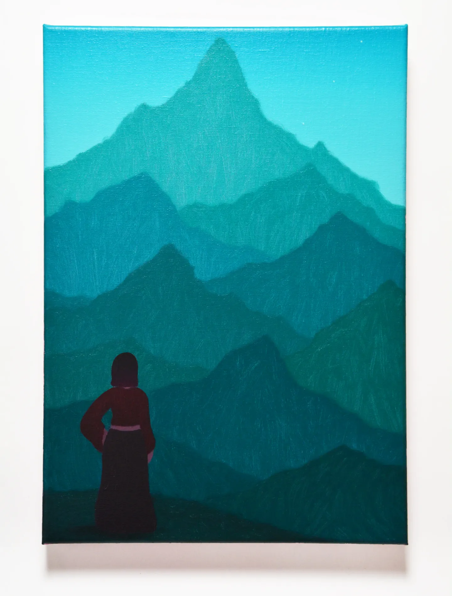 Beyond time — Oil on linen, 50 × 35 cm, 2026