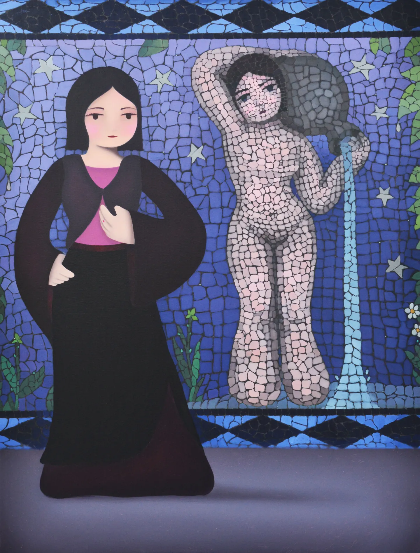 The Star — Oil on linen, 170 × 130 cm, 2026